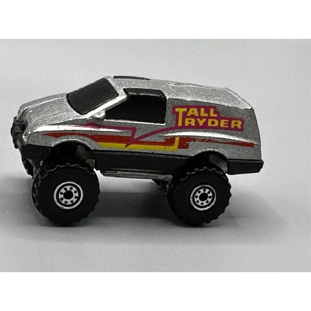 Hot Wheels 1988 Trailbusters TALL RYDER Silver‎ #7530 Loose READ